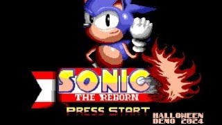 Sonic The Reborn Halloween Demo • Sonic Hack [upl. by Aihsit470]