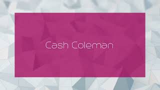 Cash Coleman  appearance [upl. by Halona]