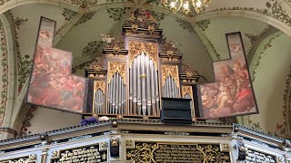 Matthias Grünert unterwegs  Schleiz  Bergkirche  KutterOrgel  Bach  Präludium hmoll [upl. by Anissa]