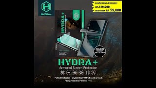 HYDRA Anti Gores Hydrogel  Not Tempered Glass  Full Screen [upl. by Ingelbert56]