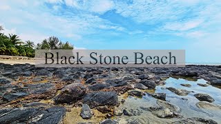 Pantai Batu Hitam Black Stone Beach  Kuantan Malaysia [upl. by Mcmullan]