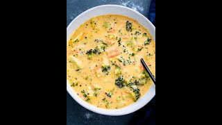 Amazing Broccoli Cheddar Soup  Try My Chow [upl. by Nolyag789]