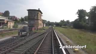 Führerstandsmitfahrt SBahn Berlin von Wannsee nach Oranienburg auf der S1 mit BR 481 in 4K [upl. by Red527]