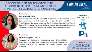 Psicopatologia do Tr Personalidade Borderline no Período Perinatal [upl. by Nylzaj29]