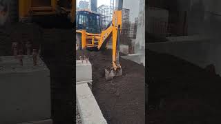 Excavation backfilling soil hardsoil hardwork vlog shortsvideo jcb viralreels shortsvideo [upl. by Ahsii722]