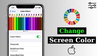 How To Change Screen Color on Any iPhone  Use Color Filters  Turn iPhone Screen into Any Color [upl. by Sharity]