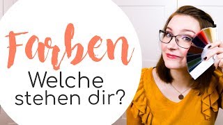 FARBTYP bestimmen 🌈 Welche Farbtöne stehen dir wirklich  FASHION TIPPS [upl. by Byrne178]