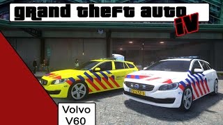 GTA 4 Volvo V60 Dutch police and ambulance [upl. by Ahsenwahs694]