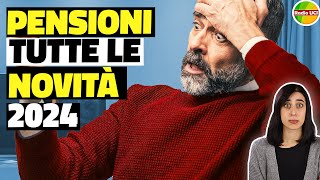 TUTTE LE NOVITÀ sulle PENSIONI con la LEGGE di Bilancio 2024 rivalutazione quota 103 opzione donna [upl. by Shiroma]