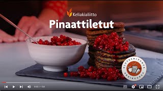 Gluteenitonta arkiruokaa Pinaattiletut [upl. by Letsou750]