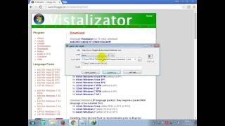 تغير لغة pc من vistalizator windos7 [upl. by Palladin]