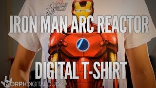 MorphDigitalDudz  Iron Man Arc Reactor Tshirt [upl. by Kcered174]