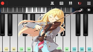 Your lie in April Hikaru Nara  Piano perfect  how to play on piano [upl. by Frederich]