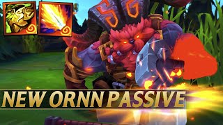 NEW ORNN PASSIVE  ALL ITEMS NOW UPGRADABLE  League of Legends [upl. by Reyotal]