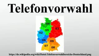 Telefonvorwahl [upl. by Franzoni]