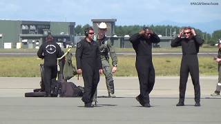 MISAWA Air Fest PACAF F16 DemoTeam Maj Punchessan demo flight [upl. by Namar]