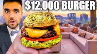 WORLDS CHEAPEST BURGER Vs MOST EXPENSIVE BURGER 014 vs 12000 [upl. by Quinton590]