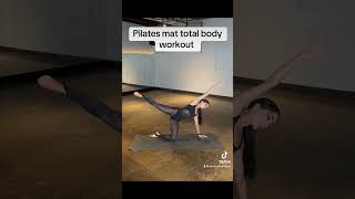 Pilates mat total body workout pilateshome abspilates pilateshomeworkout fitnessvideo fitspo [upl. by Ralf595]