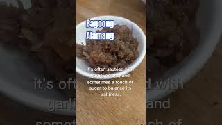 Bagoong Alamang for Karekare motivation food cooking recipe [upl. by Neetsyrk16]