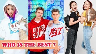 Wengie Vs Collins Key and Devan Key Vs Brooklyn And Bailey  Battle Musically [upl. by Yk]