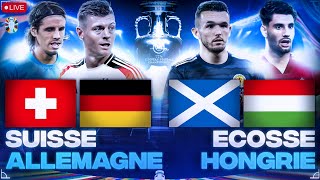 🔴🇨🇭🇩🇪 SUISSE  ALLEMAGNE  🏴󠁧󠁢󠁳󠁣󠁴󠁿🇭🇺 ECOSSE  HONGRIE LIVE  FINALE GROUPE A  EURO 2024 LIVE [upl. by Westfall]