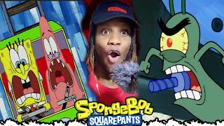 Spongebob Squarepants  Roller Cowards amp Bucket Sweet Bucket REACTION [upl. by Aloap428]