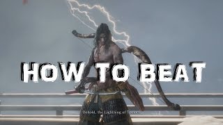 Sekiro Shadows Die Twice  How To BEAT  Genichiro Ashina BOSS [upl. by Siletotsira]