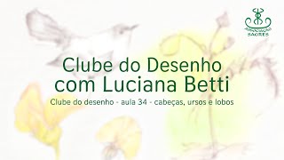 Clube do desenho  aula 34  cabeças ursos e lobos [upl. by Olen]