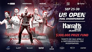 WATCH LIVE  2023 US Open Pool Championship  Table One [upl. by Nottage]