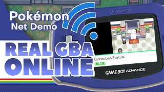 Pokémon Emerald Net Demo  Real Game Boy Advance Online Play [upl. by Ntsuj]