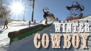 Winter Cowboy  Freestyle Skiing in Park City Utah [upl. by Aliehc]