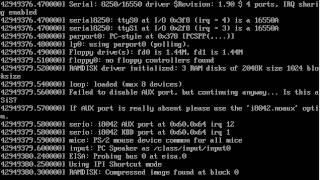 Linux booting on Dosbox [upl. by Aihtnic]