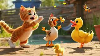 The Duck the Hen and the Cat A Trio of Friends cartoon network animation cartoon cartoon for kid [upl. by Accalia]