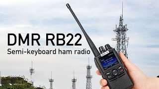 RB22 Professional Semikeyboard UHF DMR Radio [upl. by Molton]