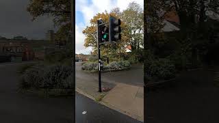 Halesworth Quay Street B1123 PEEK Elite Traffic Lights Pelican Crossing [upl. by Nallad]