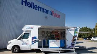 HellermannTyton InnoVan  more flexible than an exhibition stand Trailer [upl. by Guinevere]