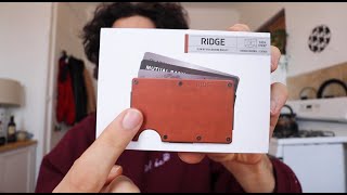 RIDGE WALLET Review and Unboxing [upl. by Lepper276]