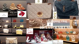 Bicester Village Luxury Outlet Shopping VlogYSLVersaceLouboutin [upl. by Delmore]