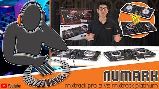 Steve LP Numark Mixtrack Pro 3 Vs Mixtrack Platinum  Getinthemixcom [upl. by Nallad]