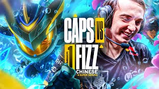 CAPS vs 1 FIZZ WORLD on the CHINESE SUPER SERVER [upl. by Aremat]