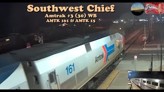 Amtrak 3 30 Southwest Chief 16115 x 6  12012023 [upl. by Herbert]