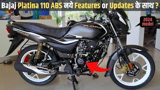 2024 New Platina 110 ABS E20 Full Review  Price New features amp update [upl. by Laidlaw]