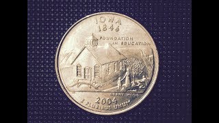 2004 State Quarter Iowa [upl. by Alethea]