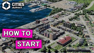 Starting a City amp Planning for Longevity in Cities Skylines 2 [upl. by Turne]