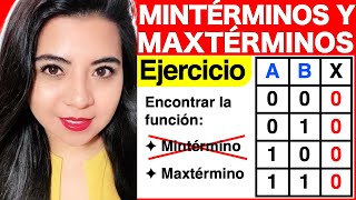 MINTÉRMINOS Y MAXTÉRMINOS  Ejercicio 6 [upl. by Nivej16]