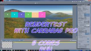 AMD 8 Core BenchmarkRendertest HD [upl. by Trimble961]