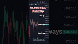 10 June  Bank Nifty prediction  tomorrow 👏🤑 niftyandbankniftyanalysisfortomorrow viralshort [upl. by Lua462]