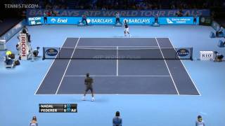 ATP World Tour Finals 2011 RR2  Roger Federer vs Rafael Nadal [upl. by Preiser863]