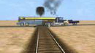 trainz cars get stuck too [upl. by Ecyoj969]