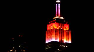 The NEW Empire State Building Lights  Live Show with Alicia Keys [upl. by Leona]